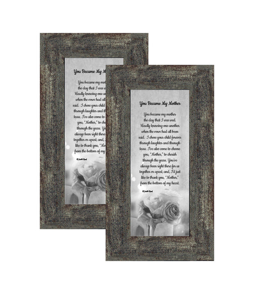 Picture Frame Set, 2 Piece Customizable Gallery Multi pack, 2-4x10, for Tabletop or Wall Display