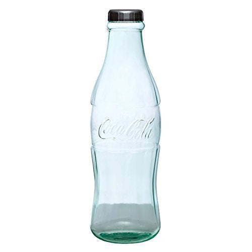 Coca-Cola Coke Bottle Bank for Saving and Storing Coins and Paper Money for Adults or Children 12 Inch Red or Clear Coin Bank