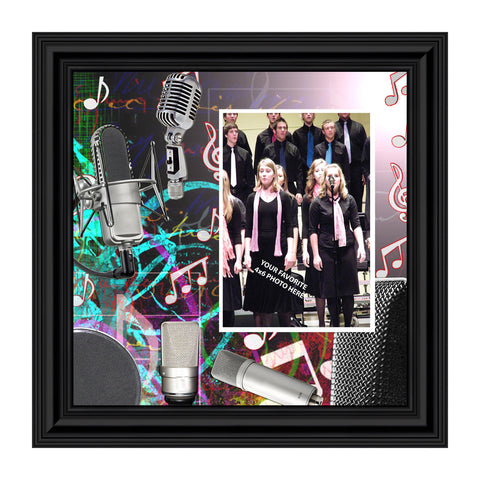 Choir, Lead Singer Gifts  Show Choir or Concert Choir Personalized Picture Frame, 10X10 3515