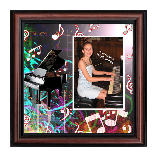 Piano, Concert Band Personalized Picture Frame, 10X10 3524