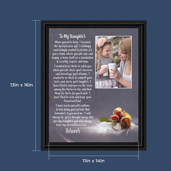 My Daughter, My Friend, Daughter Gifts, Daughter Picture Frame,10x10 6326