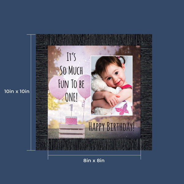First Birthday for Baby Boy, My 1st Year Moments, Baby Keepsake Picture Frame, 10x10 6404