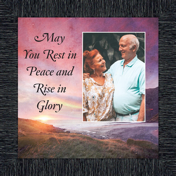 Rest in Peace, Sympathy Gift in Memory of a Loved One, Funeral Condolence Gift of Gift of Comfort, 10x10 6419
