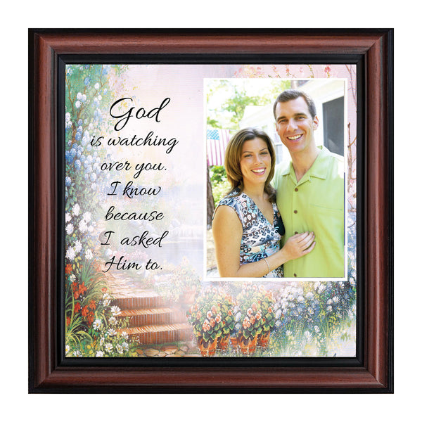 God is Watching Over You, Prayer for a Friend, Care and Concern Personalized Framed Poem,10x10 6588