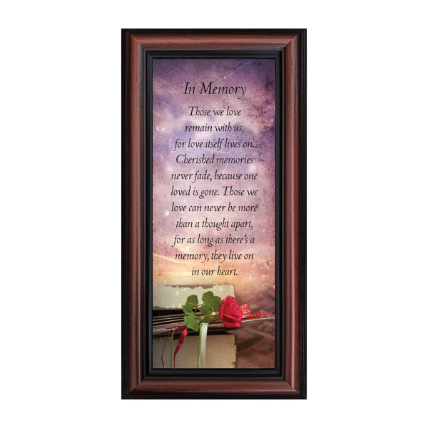Crossroads Home Décor In Memory of Loved One, Memorial Gifts Picture Frames, Bereavement Gifts for Sympathy Baskets or Condolence Card, Sympathy Gifts for Loss of Mother, Loss of Father Gift Memory Framed Poem, 6372