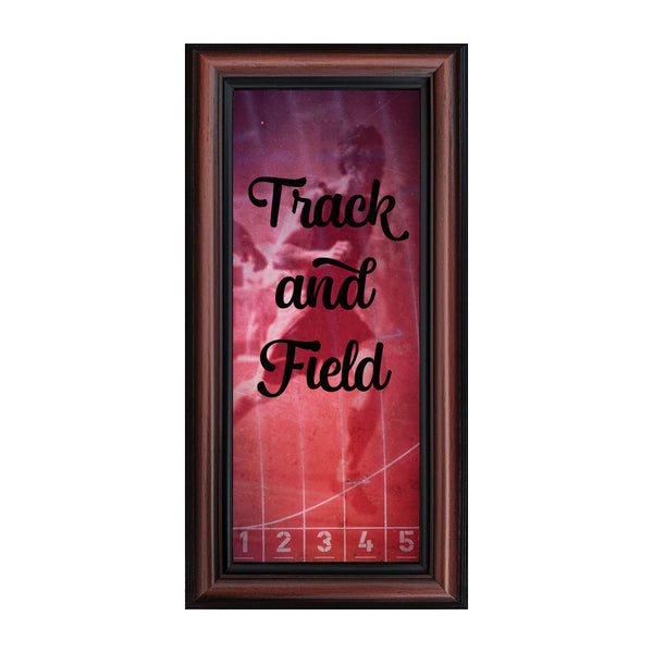 Track and Field, Runners Wall Art, Coach or Athlete Picture Frame, 6x12 7409