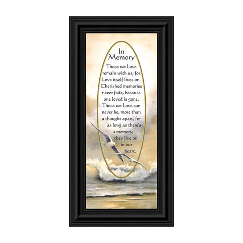 in Memory of Loved One, Sympathy or Condolence Gift, 6x12  7732