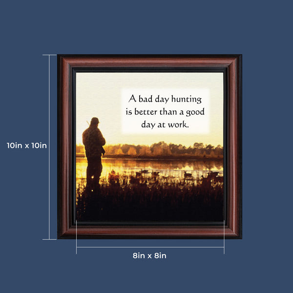 Bird Hunter, Hunting Pheasant or Duck Picture Frame, 10x10  8505