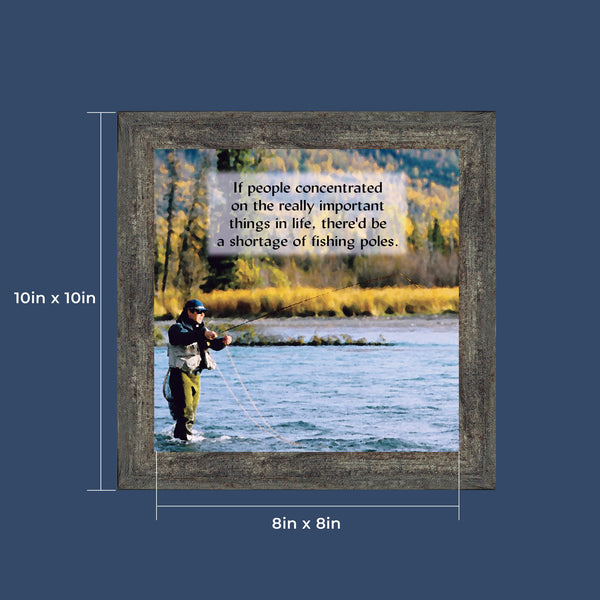 Fly Fishermen Prayer, Fishing Gifts,  Beach, Boating or Fishing Decor, 10x10 8509