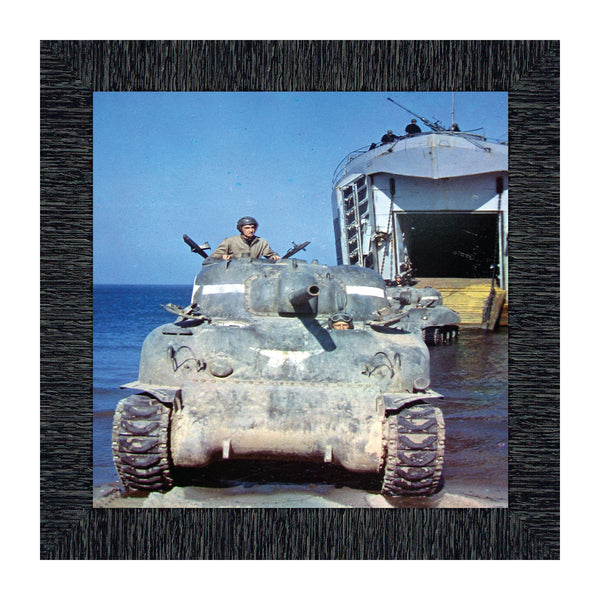 Tank Crew, Army Veteran Gift, Military Framed Wall Decor, 10x10 8520