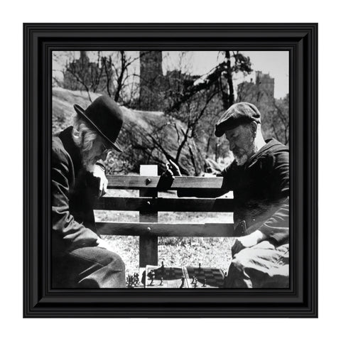 Vintage Chess Players, Custom Gameboard, Historical Picture Frame, 10x10 8529