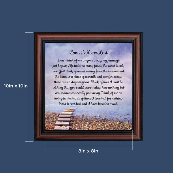 Memorial Picture Frames Sympathy Gift, Condolence Card, Photo Frames for Sympathy Gift Baskets, Bereavement Gifts In Memory of Loved One, Memories Wall Decor, Sorry for Your Loss Gifts, 6383