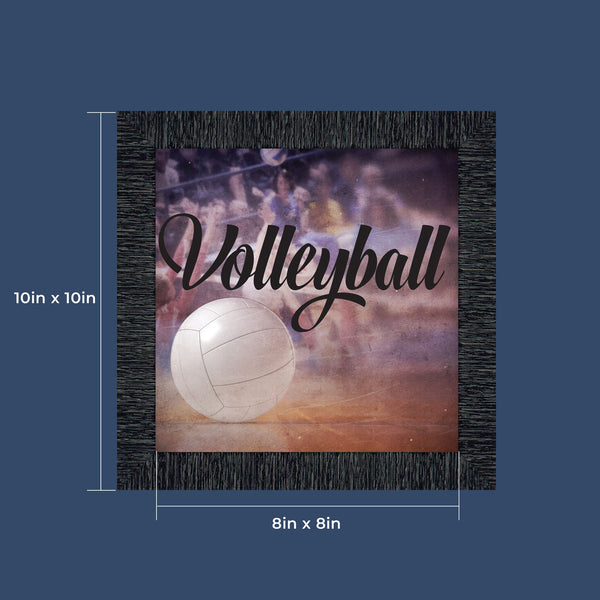 Volleyball Themed Wall Art for Player or Coach , 10x10 8704