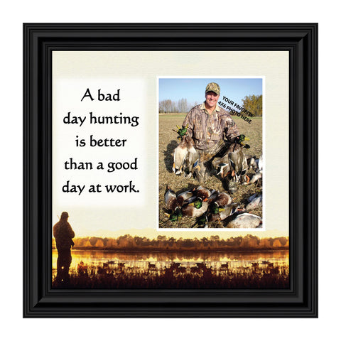 Bird Hunter, Hunting  Fowl Personalized Picture Frame, 10X10 9705