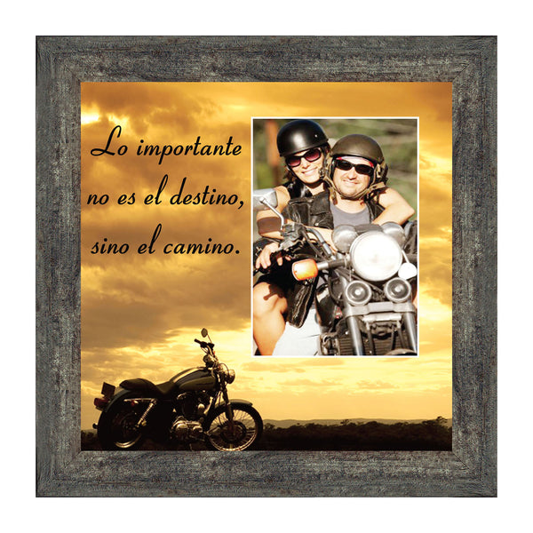 It's Not The Destination (Spanish Version), Harley Davidson Motorcycle, 10x10 9781