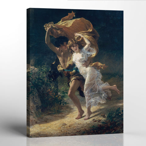 Fall Canvas Art, Fine Art Prints, Fall Art Prints, Fine Art Oil Paintings, The Storm by Pierre Auguste Cot, Ready To Hang for Living Room Home Wall Decor, C2407