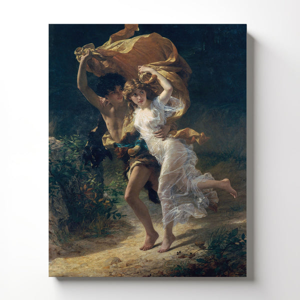 Fall Canvas Art, Fine Art Prints, Fall Art Prints, Fine Art Oil Paintings, The Storm by Pierre Auguste Cot, Ready To Hang for Living Room Home Wall Decor, C2407