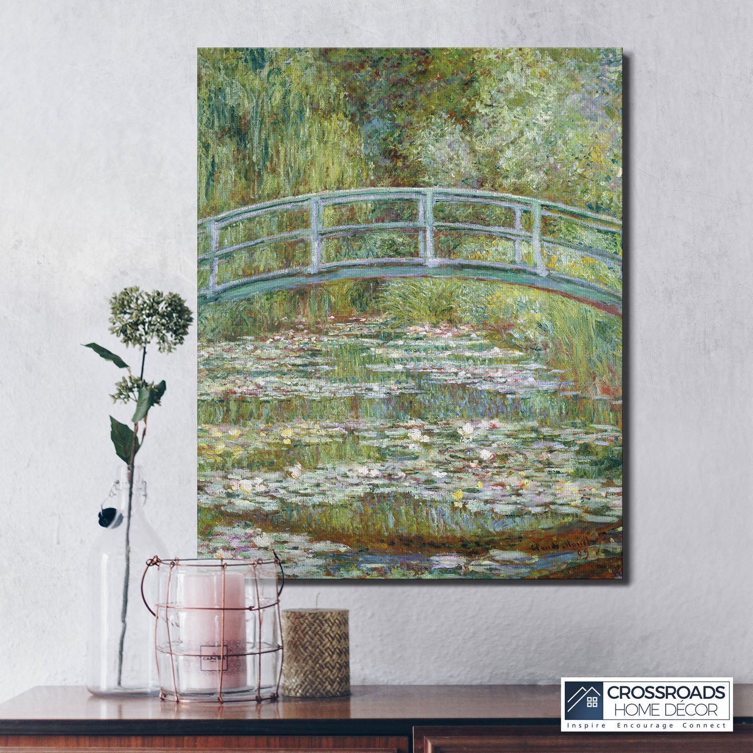 Water Lily Pond, Claude Monet, Wall buying Decor Canvas Print Home Decor Art Canvas Art Interior Design, Ready To Hang