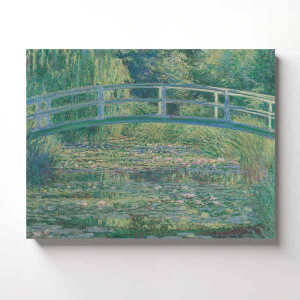 Monet Wall Art, Monet Canvas Wall Art, Water Lily Pond Canvas Print, Monet Prints, Impressions Wall Art, Water Lily Decor, Ready To Hang for Living Room Home Wall Decor, C2428