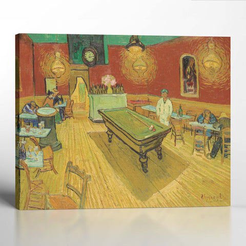 The Night Cafe in the Place Lamartine in Arles, Night Cafe Van Gogh, Van Gogh Wall Art, Ready To Hang for Living Room Home Wall Decor, C2447