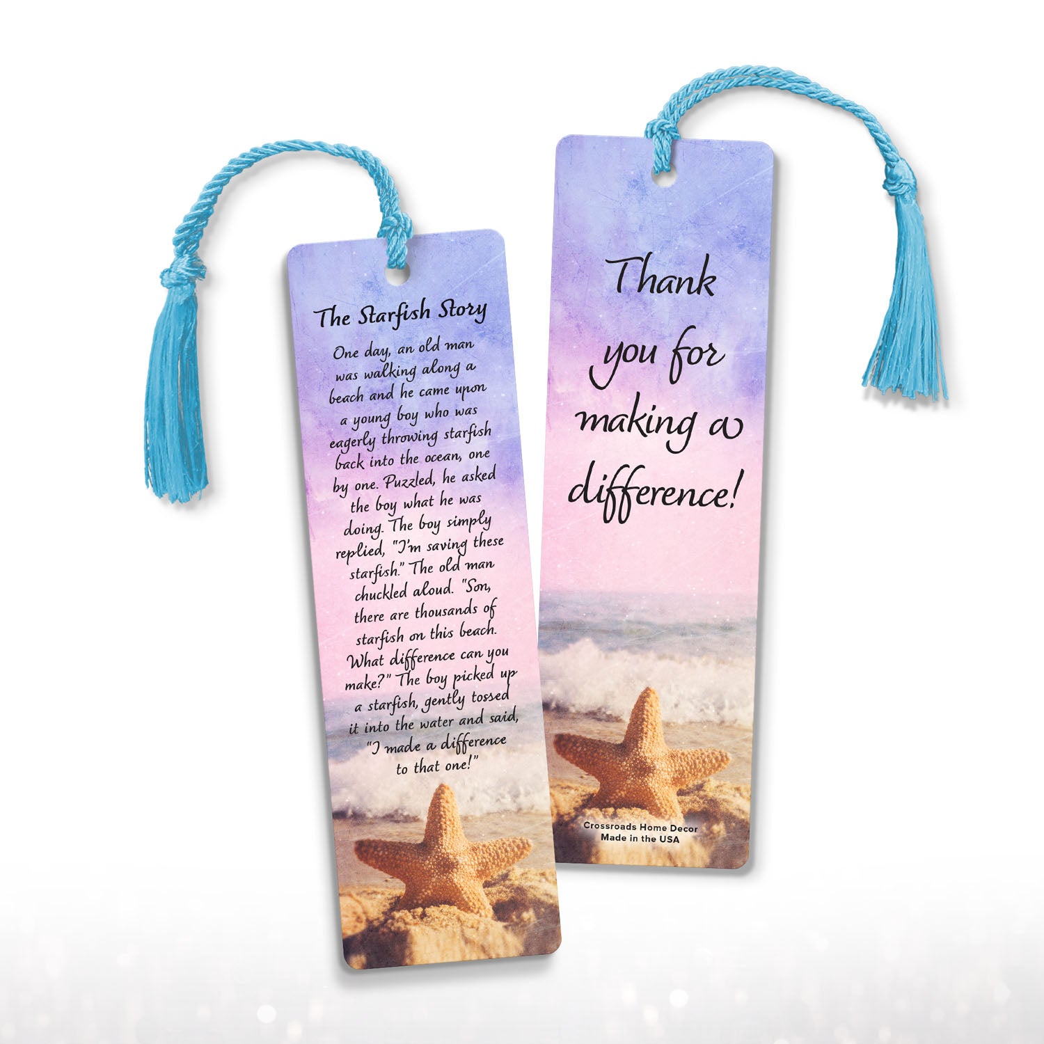 Starfish Story Bookmarks, Teacher Thank You Cards from Student, Bulk T –  Crossroads Home Decor