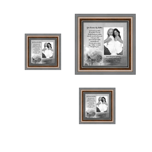Picture Frame Set, 3 Piece Customizable Multi pack, 1-8x8, 2-4x4, for Instagram Photo Wall Gallery or Tabletop Display