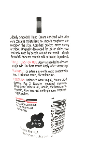 Udderly Smooth Hydrating Hand Cream Variety Pack (2 of each scent), 2 oz. Travel Size Lotion - 6 Pack