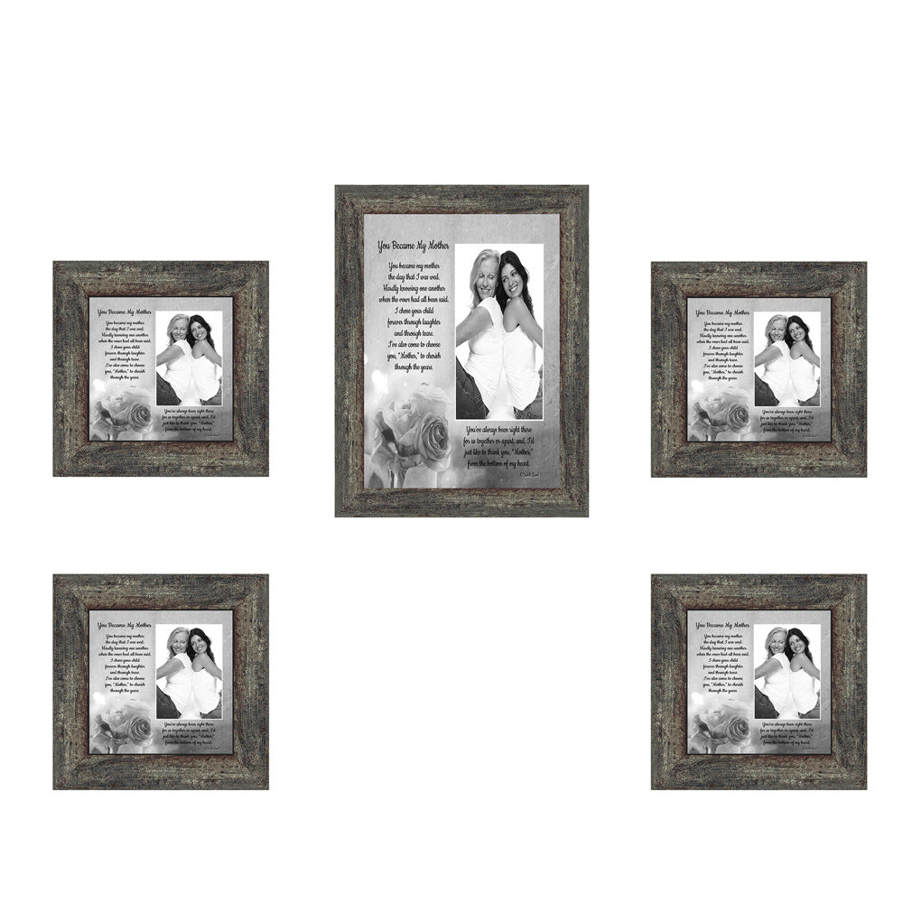 Picture Frame Set, 3 Piece Customizable Multi pack, 1-4x10, 2-4x4, for –  Crossroads Home Decor
