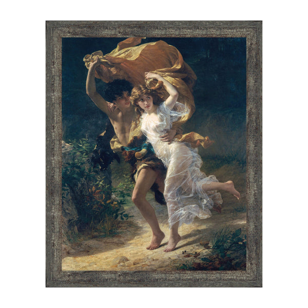 The Storm by Pierre-Auguste Renoir Framed Print, Embodies Young Love, Home Décor Wall Art, 11x14 2407
