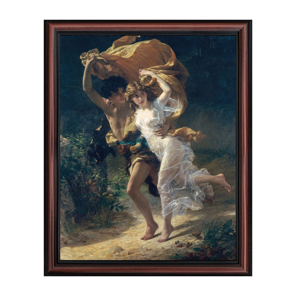 The Storm by Pierre-Auguste Renoir Framed Print, Embodies Young Love, Home Décor Wall Art, 11x14 2407