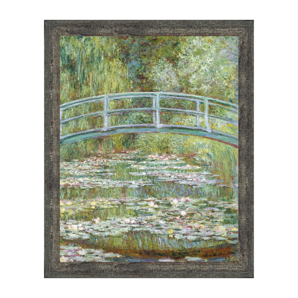 Water Lily Pond by Claude Monet Framed Wall Art Print, Monet Water Lilies Print, 11x14 2419