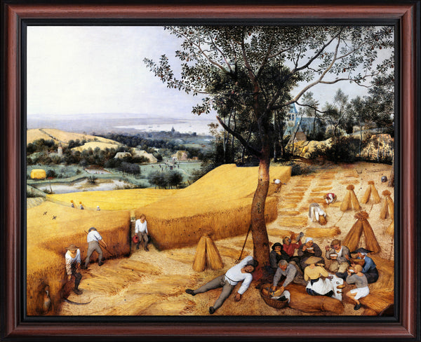 The Harvesters by Pieter Brueghel The Elder, World Famous Wall Art Collection, Farming Wall  Decor for Kitchen or  Living Room, 11x14, 2463