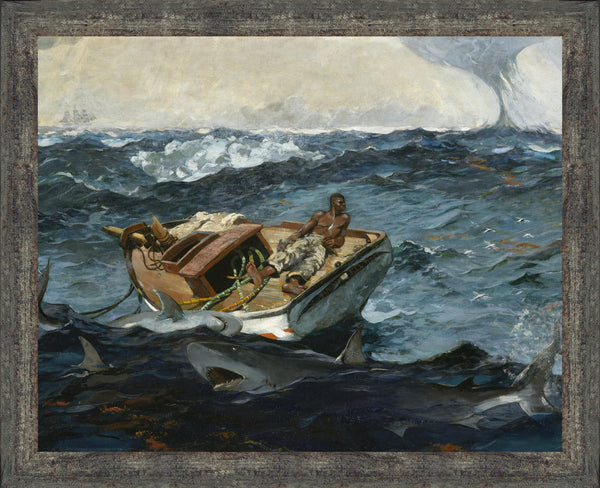 The Gulf Stream By Winslow Homer, World Famous Wall Art Collection, Sailboat Wall Decor, 11x14,2471