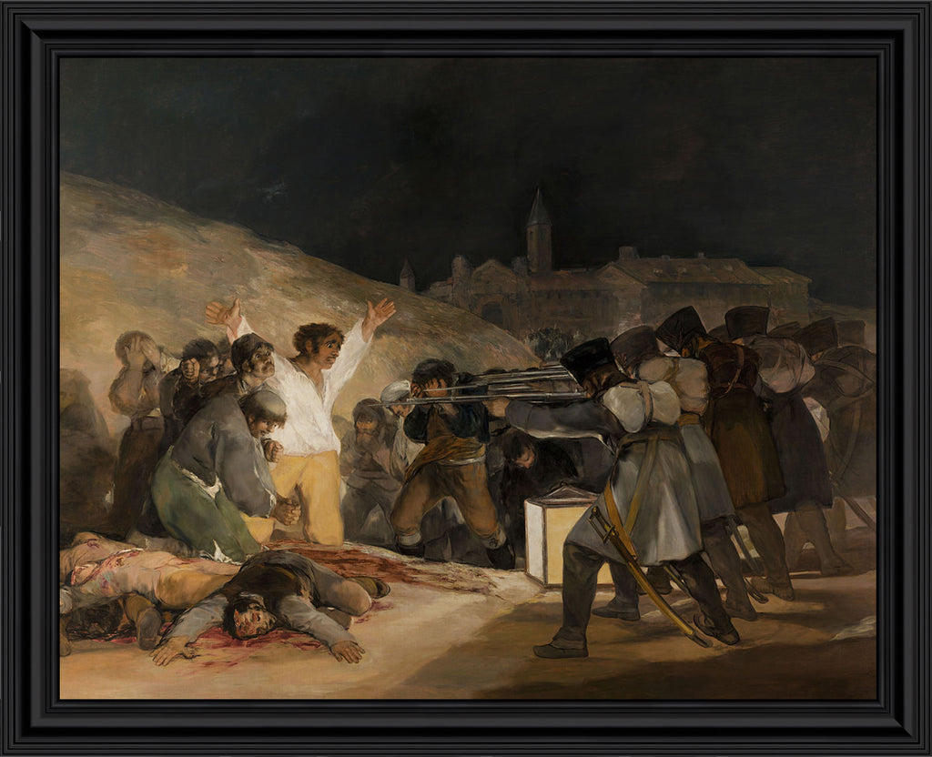 The Third May Framed Print by Francisco Goya,  World Famous Wall Art Collection, Great Addition To Your Office Decor, 11x14, 2482