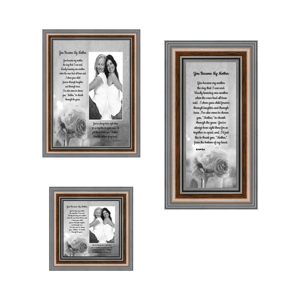 Picture Frame Set, 3 Piece Customizable Gallery Multi pack, 1-5x7, 1-4x10, 1-4x4, for Tabletop or Wall Display