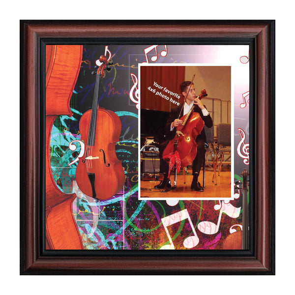 Cello, Concert Band Personalized Picture Frame, 10X10 3504
