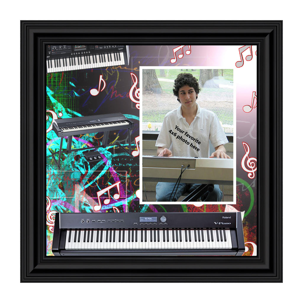 Keyboard, Concert Band Personalized Picture Frame, 10x10 3523