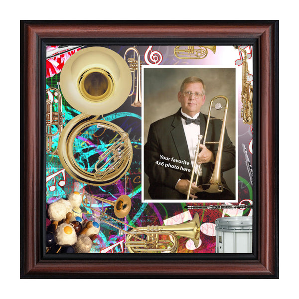 Band Director, Marching or Concert Band Personalized Picture Frame, 10X10 3526