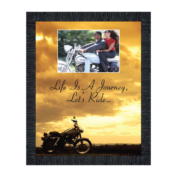 Harley Davidson Gifts for Men and Women, Classic Harley Picture Frame, Harley Davidson Wedding Gifts, Biker Motorcycle Accessories for Men, Unique Motorcycle Wall Decor, 5014