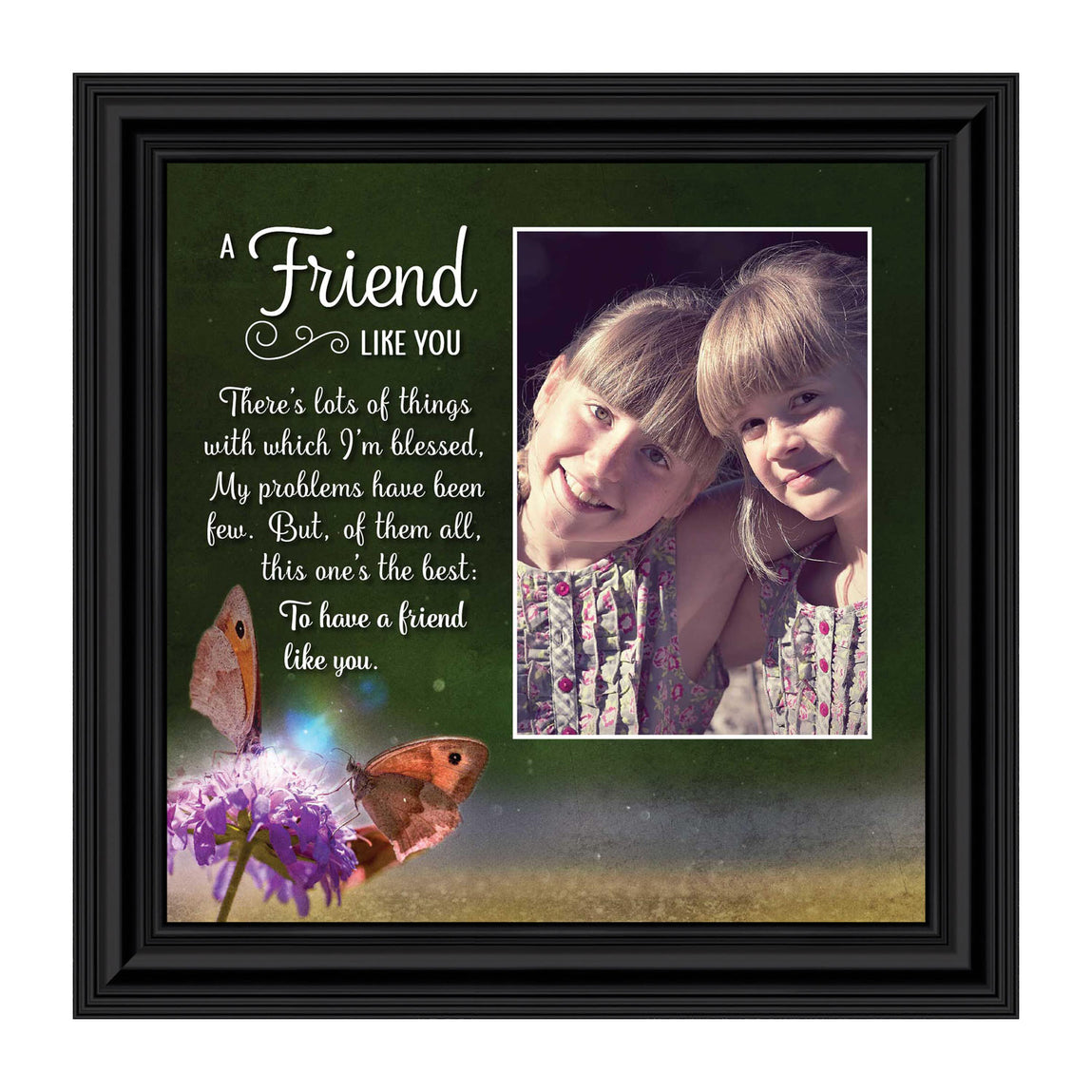 A Special Friend, Poem About Friendship, Picture Frame 10x10 6309