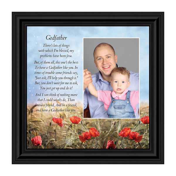 Godfather, Gift For God Father, Picture Frame,10x10 6327