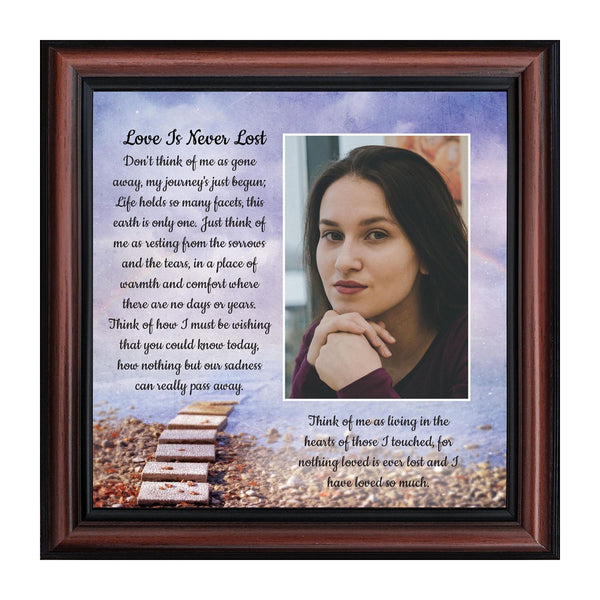 Memorial Picture Frames Sympathy Gift, Condolence Card, Photo Frames for Sympathy Gift Baskets, Bereavement Gifts In Memory of Loved One, Memories Wall Decor, Sorry for Your Loss Gifts, 6383