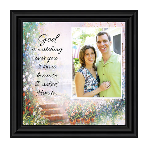 God is Watching Over You, Prayer for a Friend, Care and Concern Personalized Framed Poem,10x10 6588