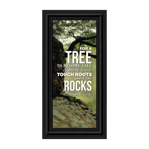 Inspirationally Yours Tough Roots, Nietzsche Picture Frame, 6x12 7106
