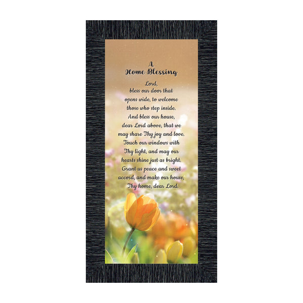 A Home Blessing, God Bless This Home Sign, Home Blessing Decor, 4x10, 7302