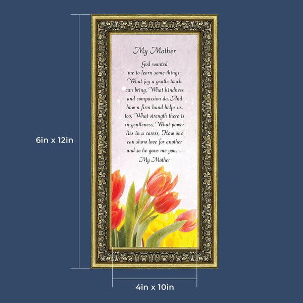 My Mother, Gift from Daughter for Mother, Picture Frame for Mom, 10X10 6324