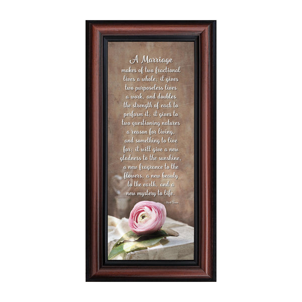 A Marriage, Wedding Gift, Anniversary Picture Frame, 6322 8x8, 6322
