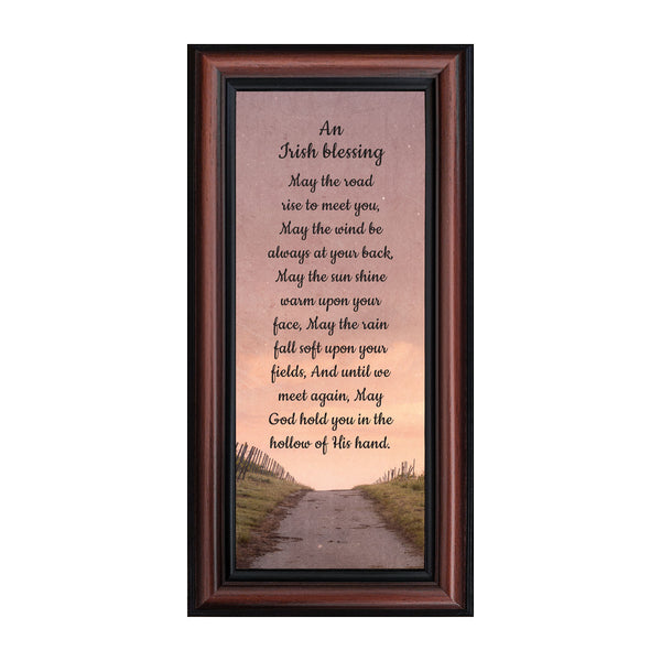 Irish Blessing Wall Decor, May the Road Rise Up to Meet You, Celtic Decor Home Blessing Sign, Irish Gifts for Women, Irish Wall Decor, House Warming Presents for New Home, 6333