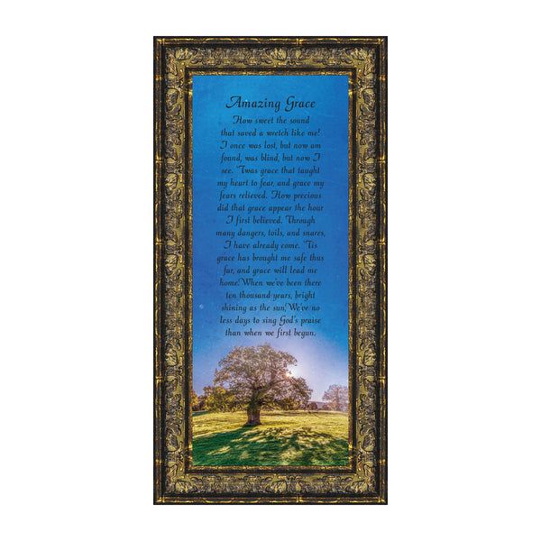 Amazing Grace, Great Hymns of the Faith, Picture Frame 6x12 7356