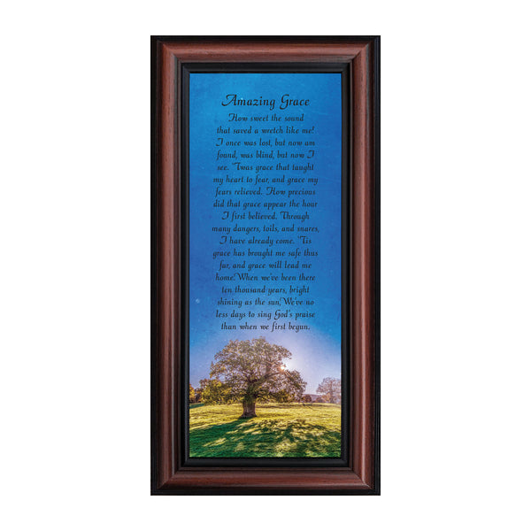 Amazing Grace, Great Hymns of the Faith, Picture Frame 6x12 7356